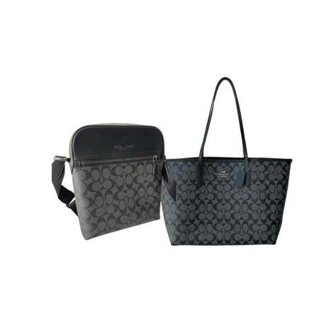 2 Pack Bolsas Coach Dama y Caballero .